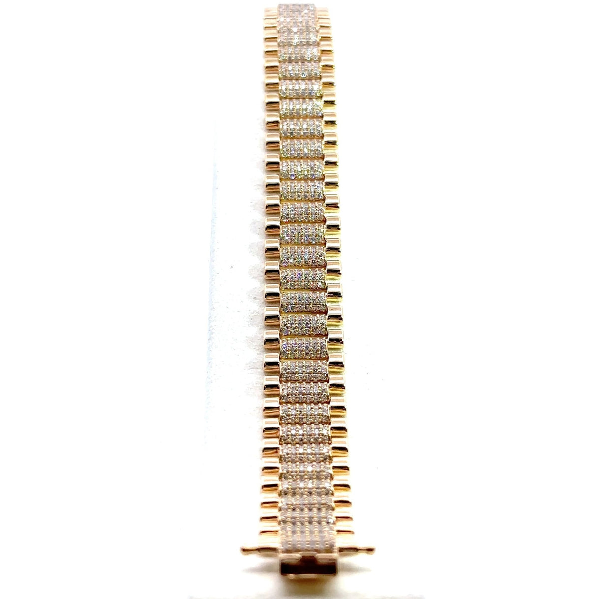 Präsidenten Armband Gold 18kt (750 Gelbgold) 14mm – Juwelier Benjamin