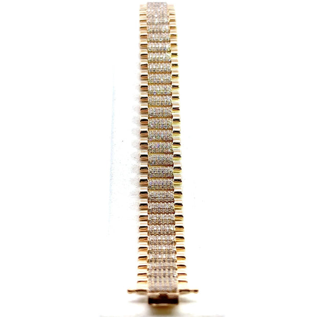 Präsidenten Armband Gold 18kt (750 Gelbgold) 14mm - Juwelier BenjaminPräsidenten Armband Gold 18kt (750 Gelbgold) 14mm