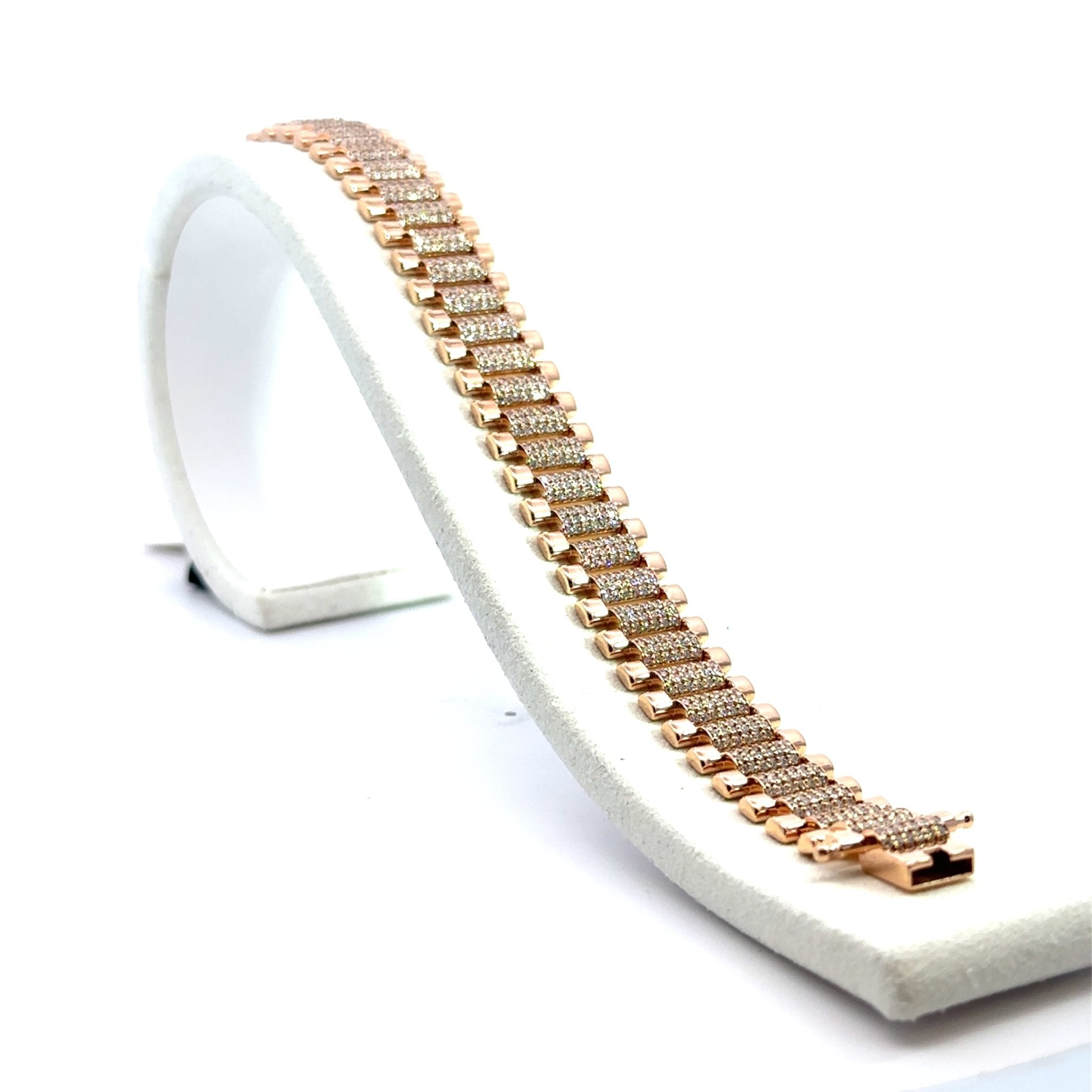 Präsidenten Armband Gold 18kt (750 Roségold) 14mm - Juwelier BenjaminPräsidenten Armband Gold 18kt (750 Roségold) 14mm