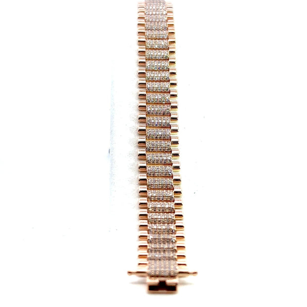 Präsidenten Armband Gold 18kt (750 Roségold) 14mm - Juwelier BenjaminPräsidenten Armband Gold 18kt (750 Roségold) 14mm