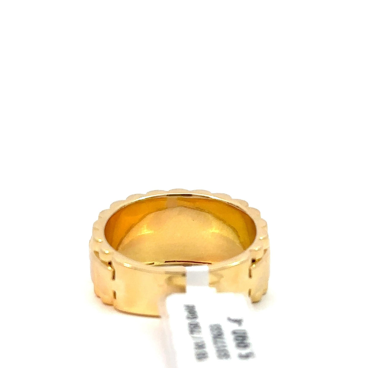 Präsidenten Diamantring Herren - 18 kt (750 Gelbgold) - breit – Ansicht 3