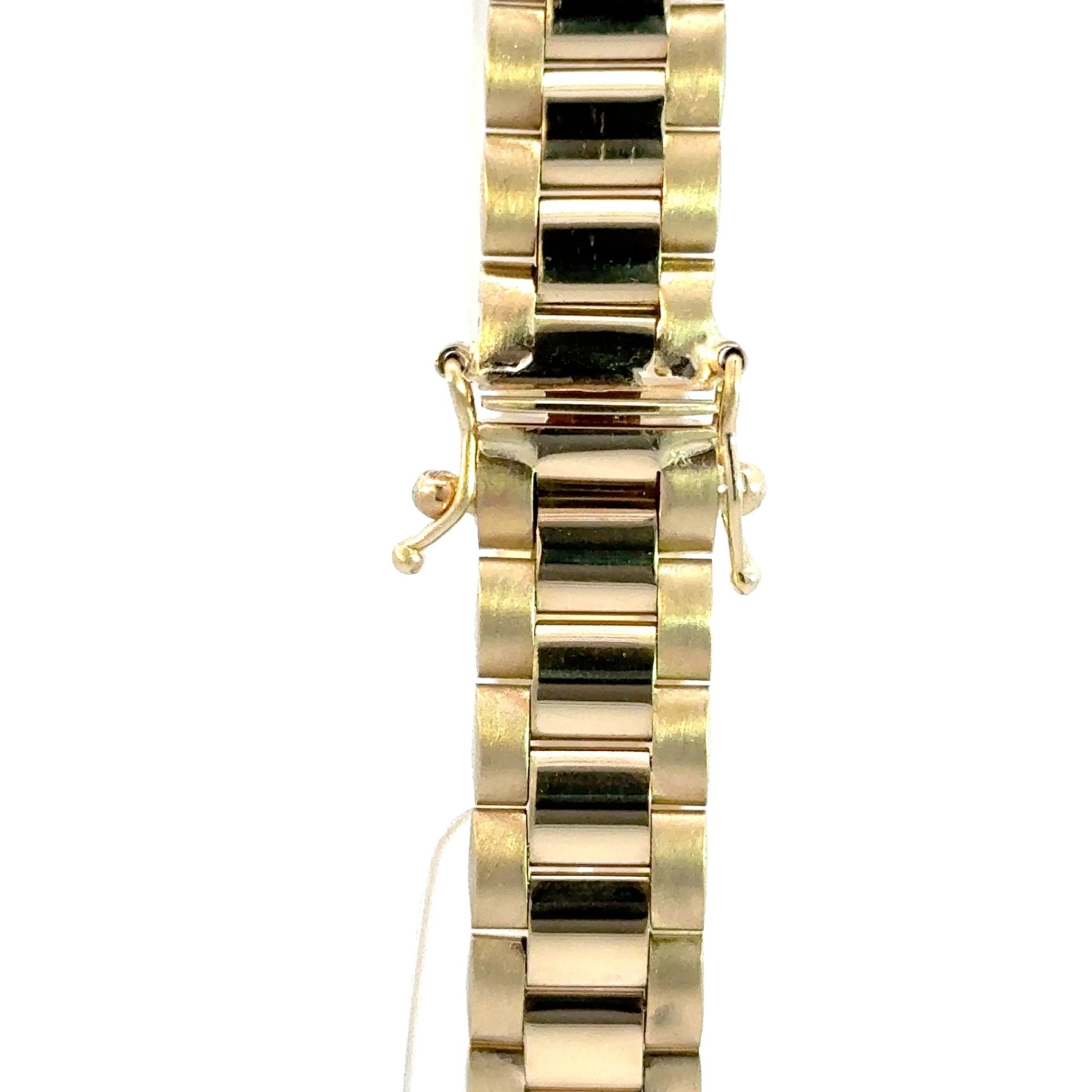 Präsidenten Armband Gold 14kt (585) 10mm - Juwelier BenjaminPräsidenten Armband Gold 14kt (585) 10mm