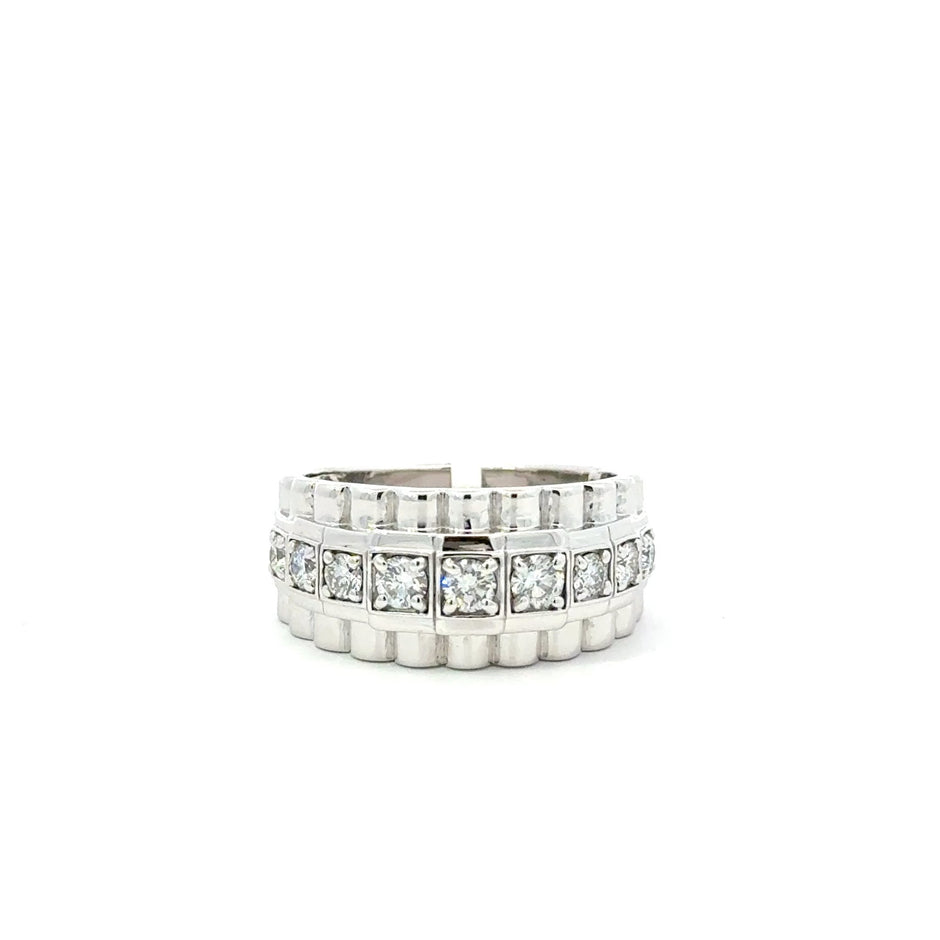 Präsidenten - Diamantring 18kt (750 Weißgold) - Juwelier BenjaminPräsidenten - Diamantring 18kt (750 Weißgold)