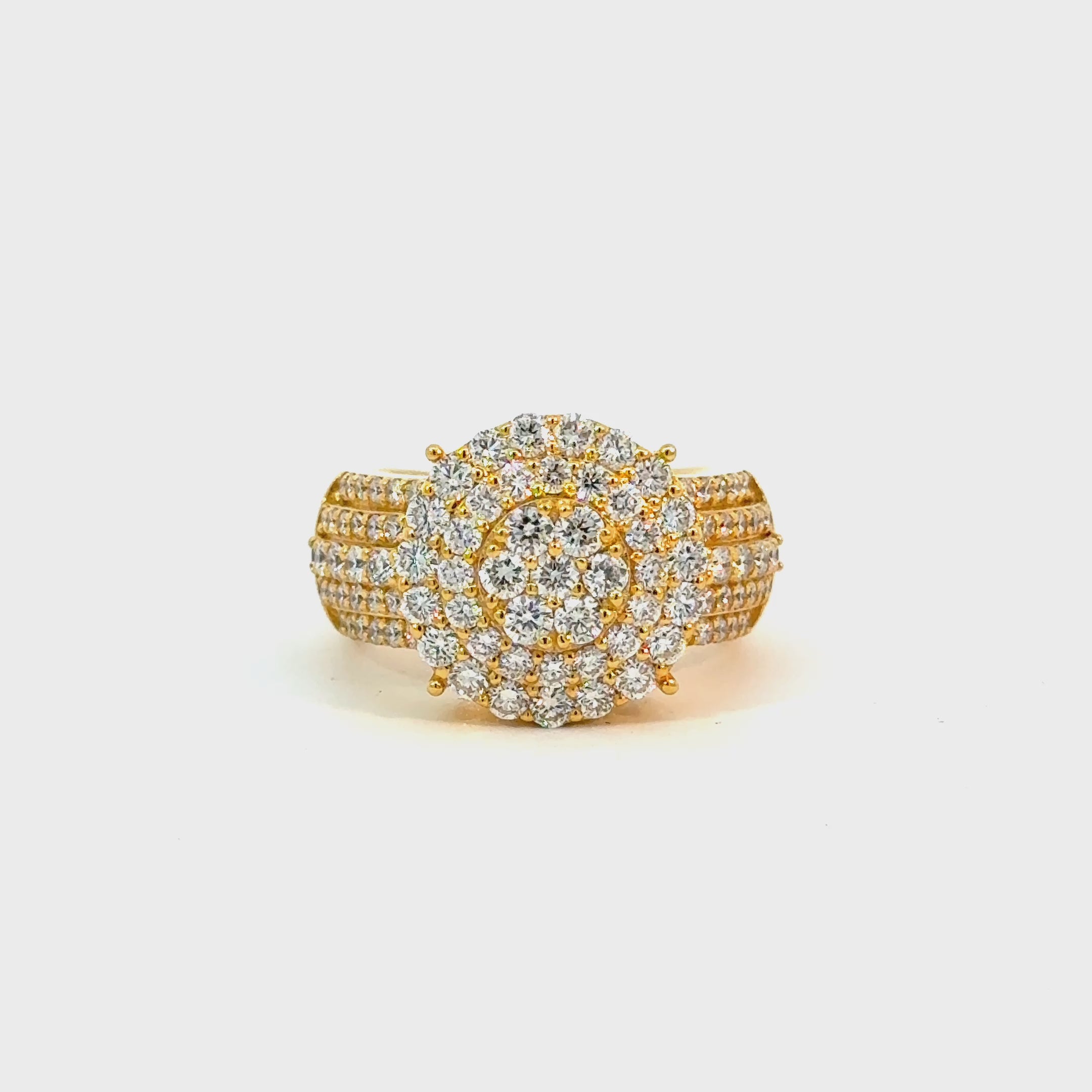 Sunshine - Diamantring 18kt (750 Gold)