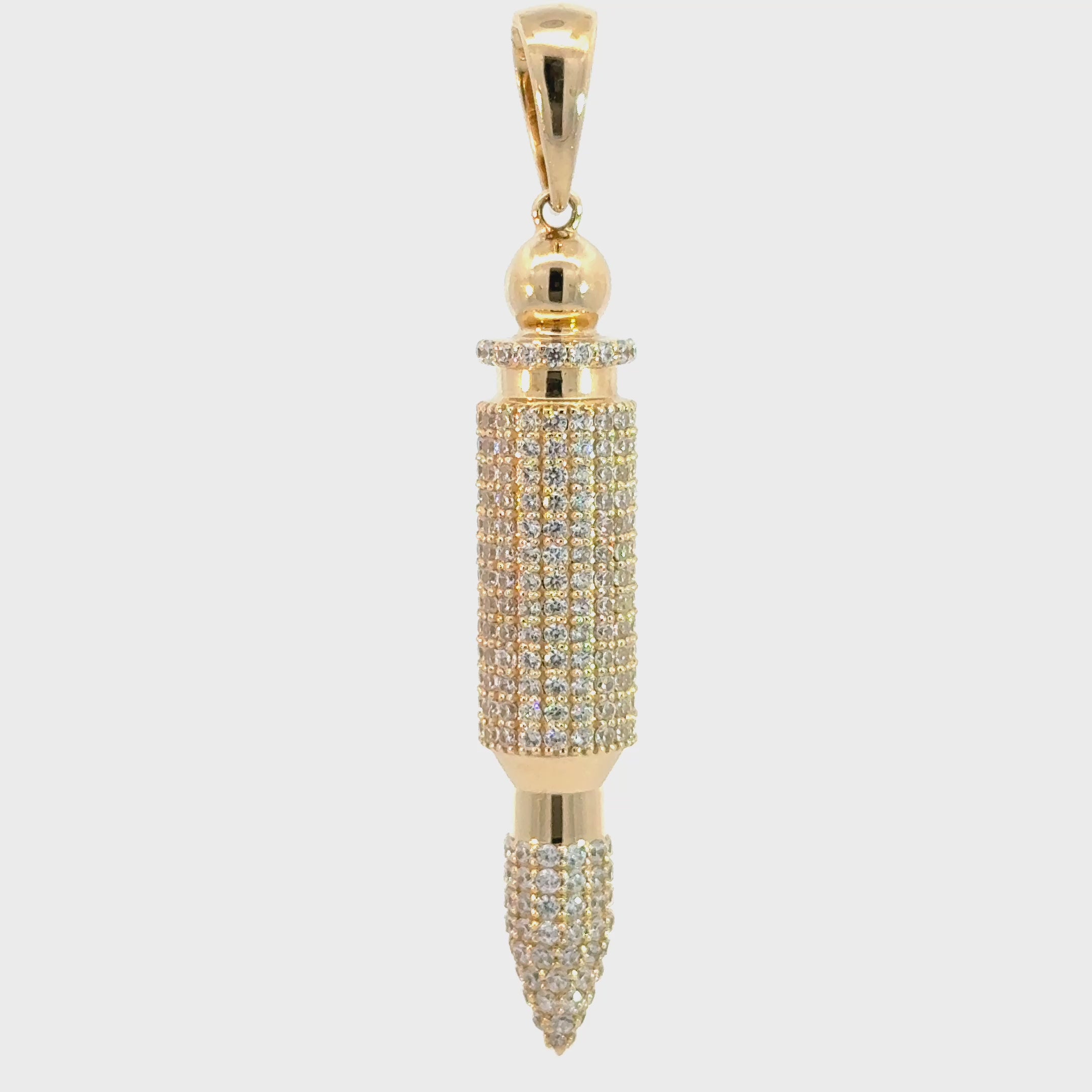 Patronen - Anhänger 14kt (585 Gold)