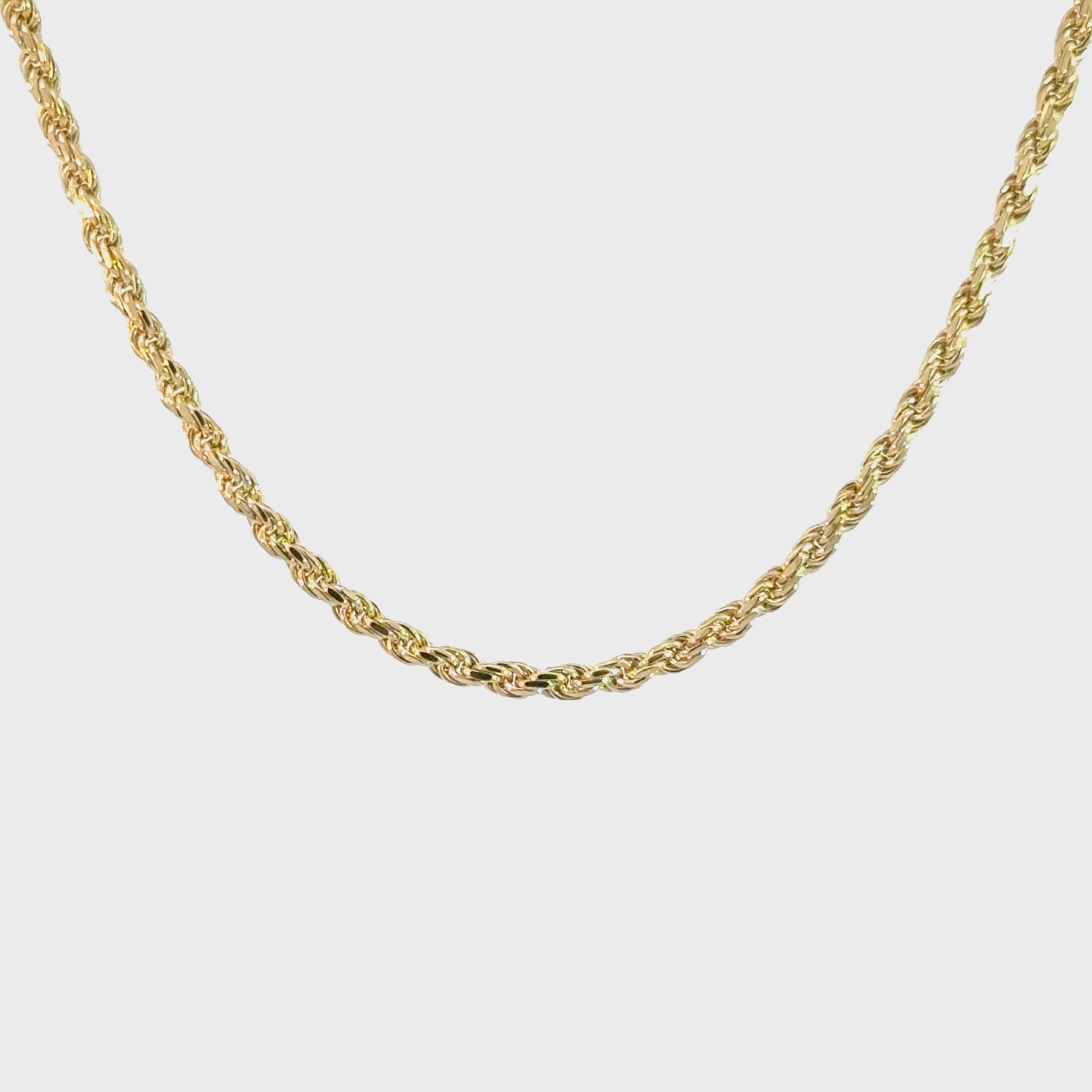 Kordelkette 14kt (585 Gold) 2.5mm