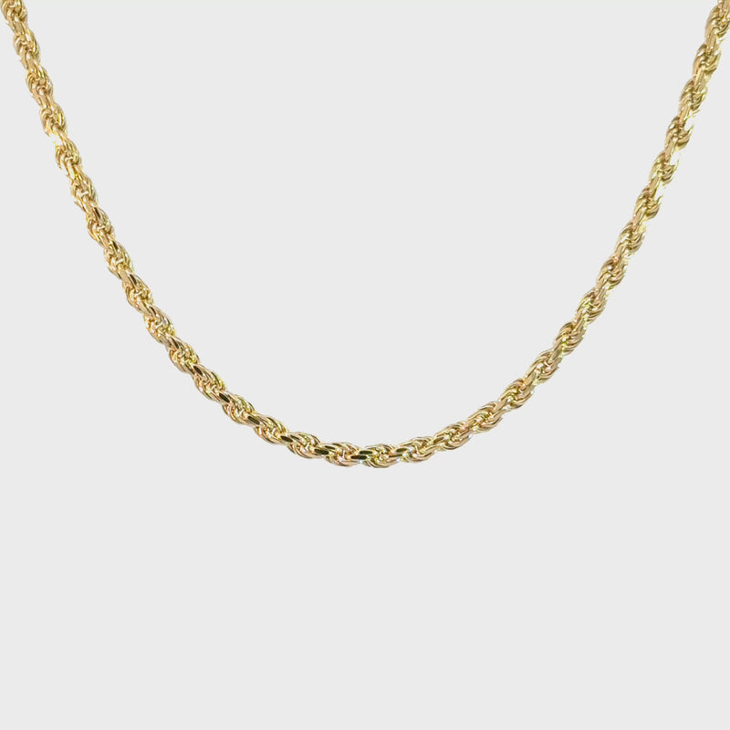 Kordelkette Gold 2,5mm 14 kt 585 – Juwelier Benjamin