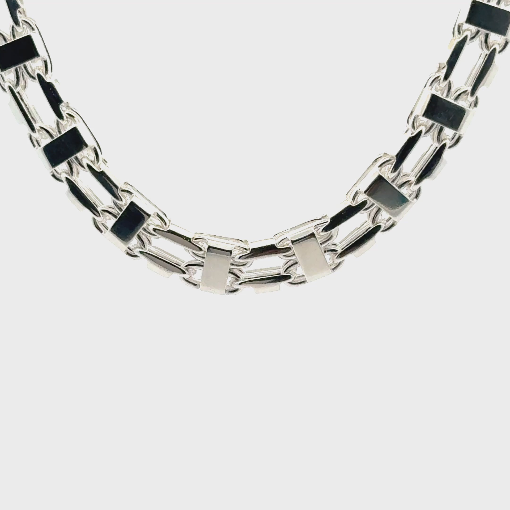 Käfigkette Silber 8mm