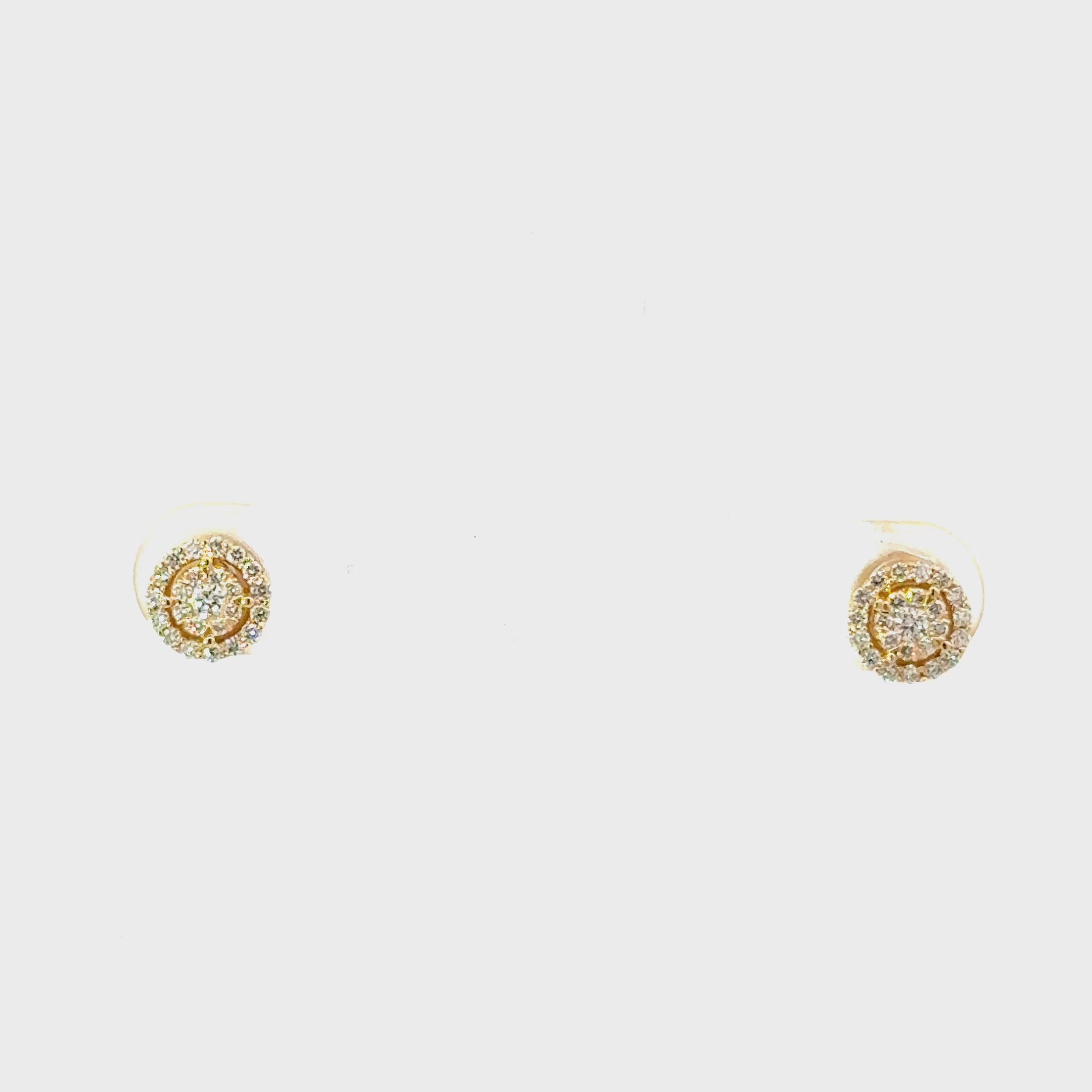 Diamant - Ohrringe 14kt (585 Gold) 0.19ct