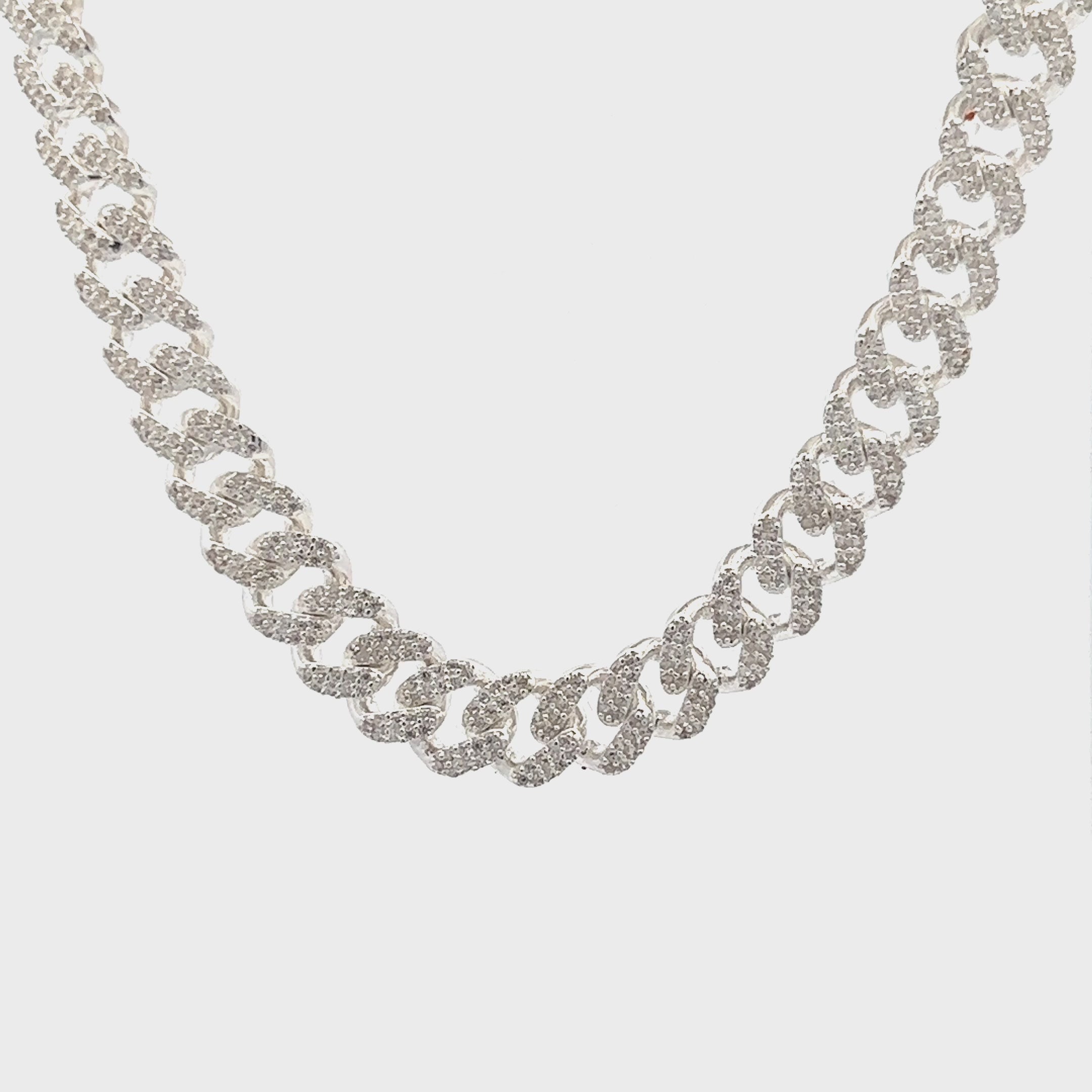 cuban link chain silber