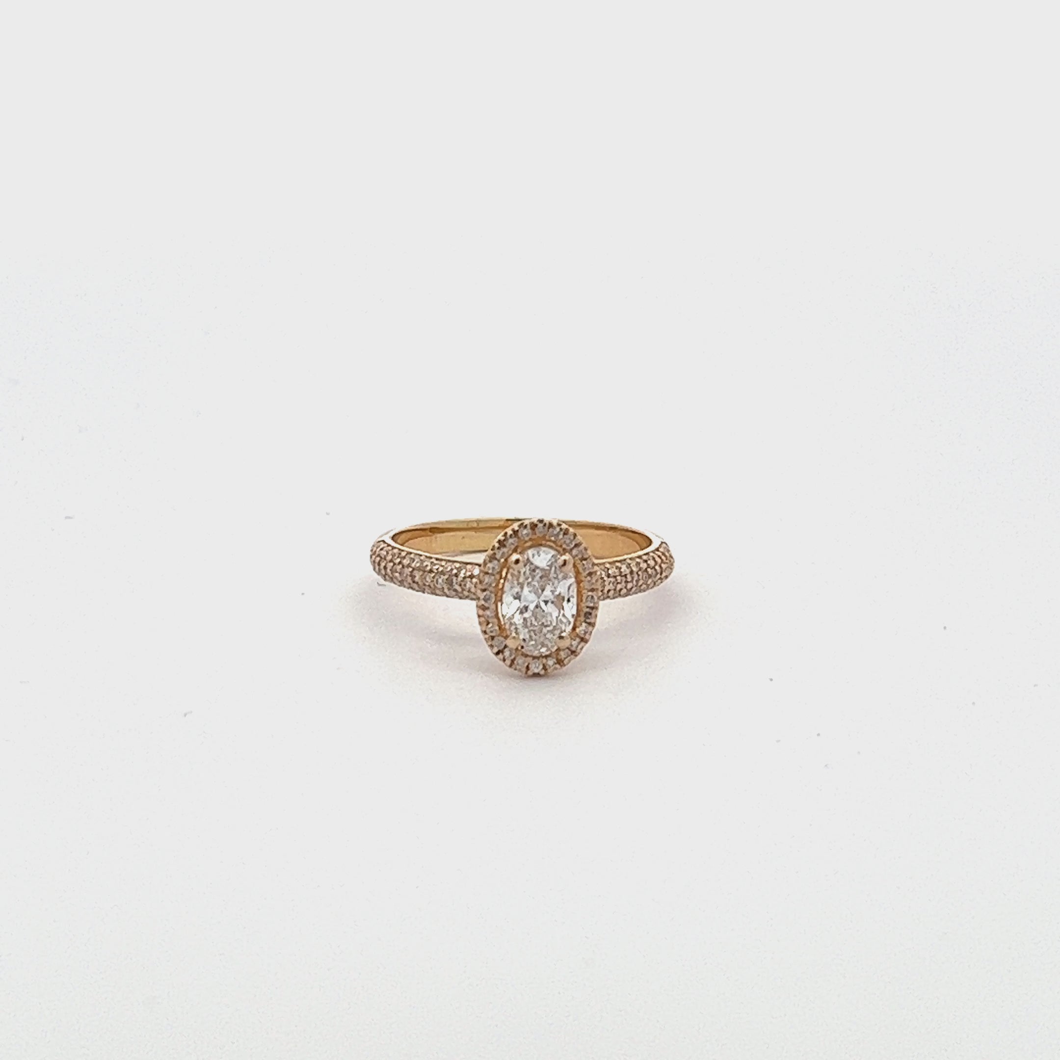 Antragsring / Verlobungsring 18 kt (750 Gold) 0.53 ct