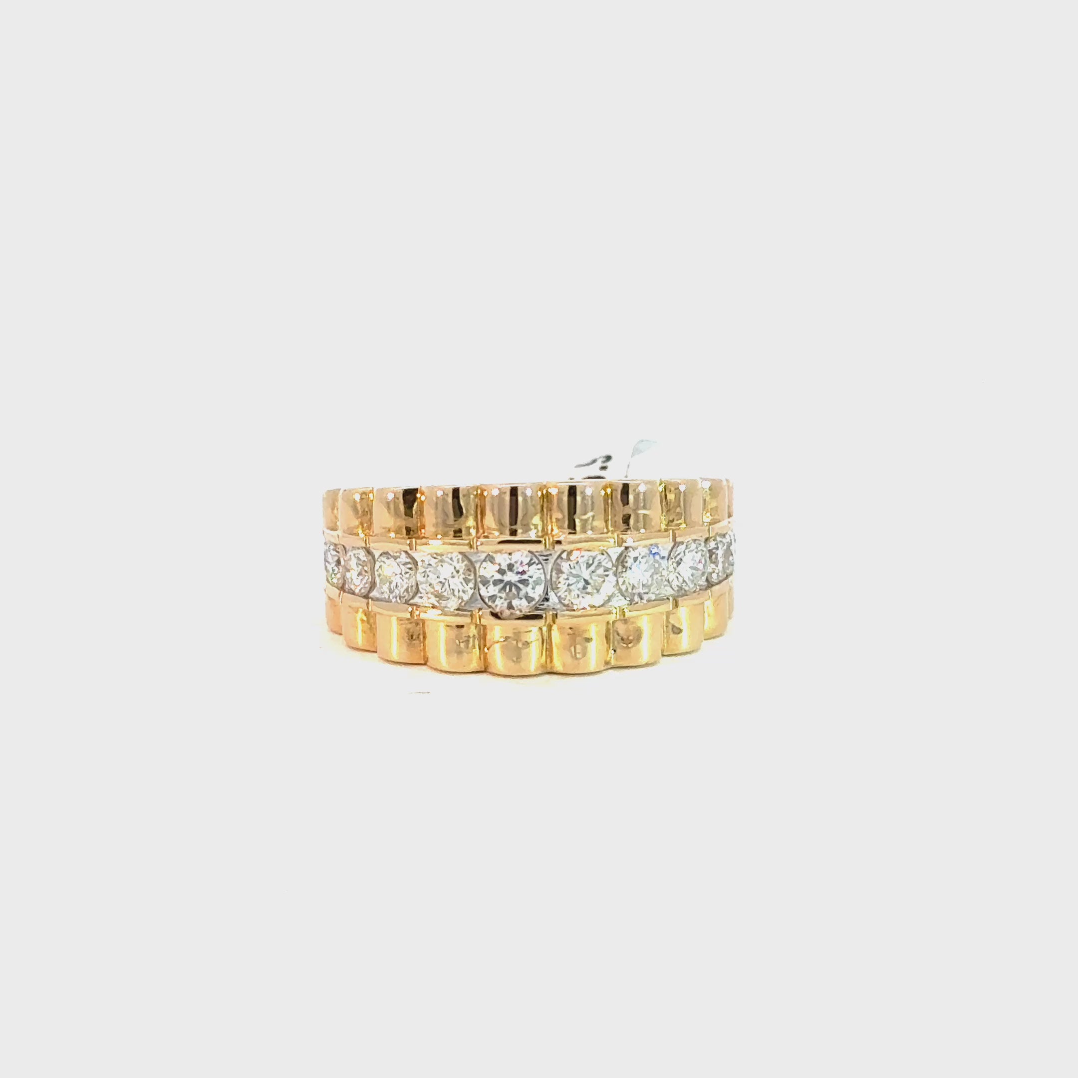 Präsidenten - Diamantring 18kt (750 Gold)