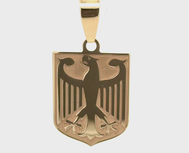 Deutschland Adler Anhänger Gold 585 3,5 cm – Juwelier Benjamin
