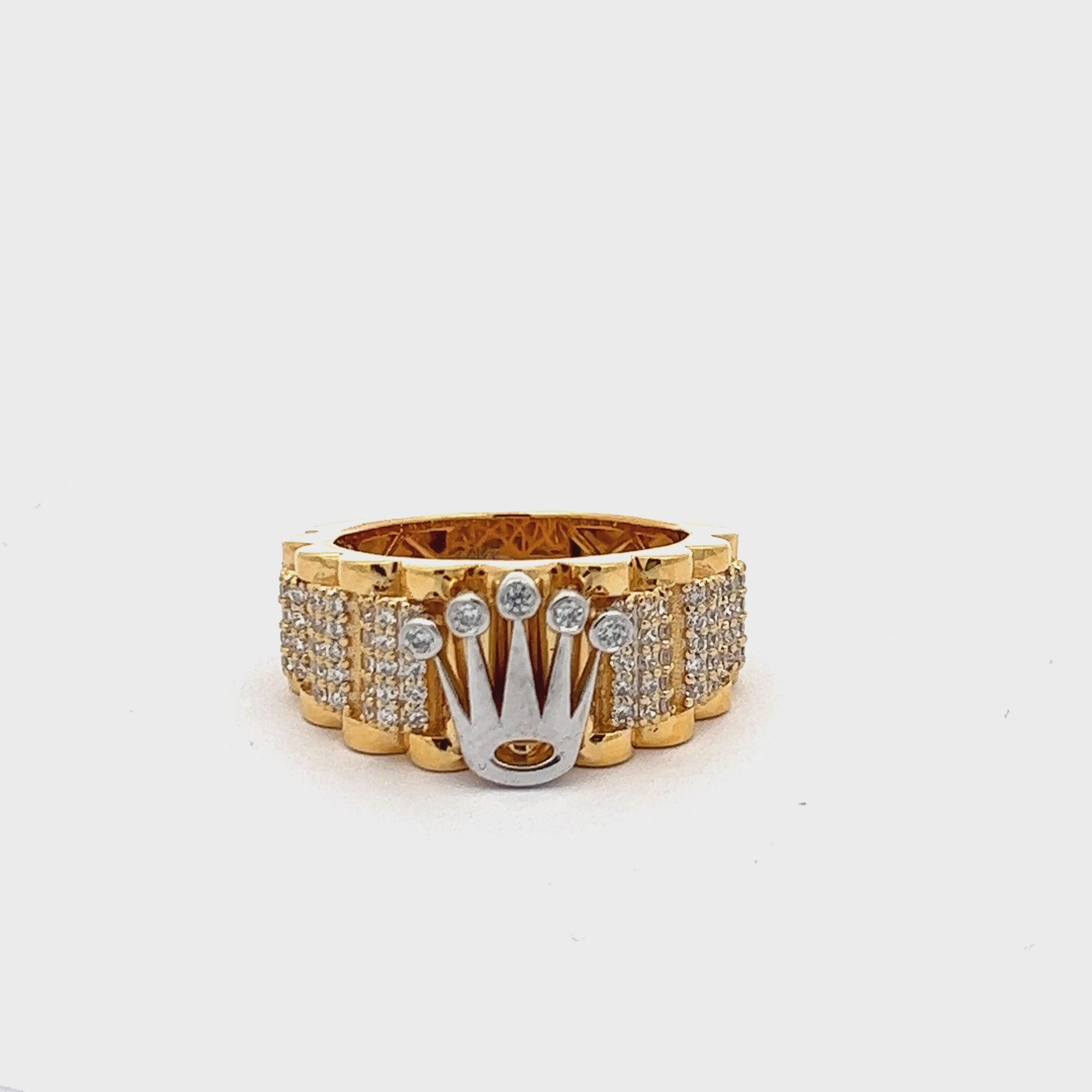 Kronenring 14 kt (585 Gold)