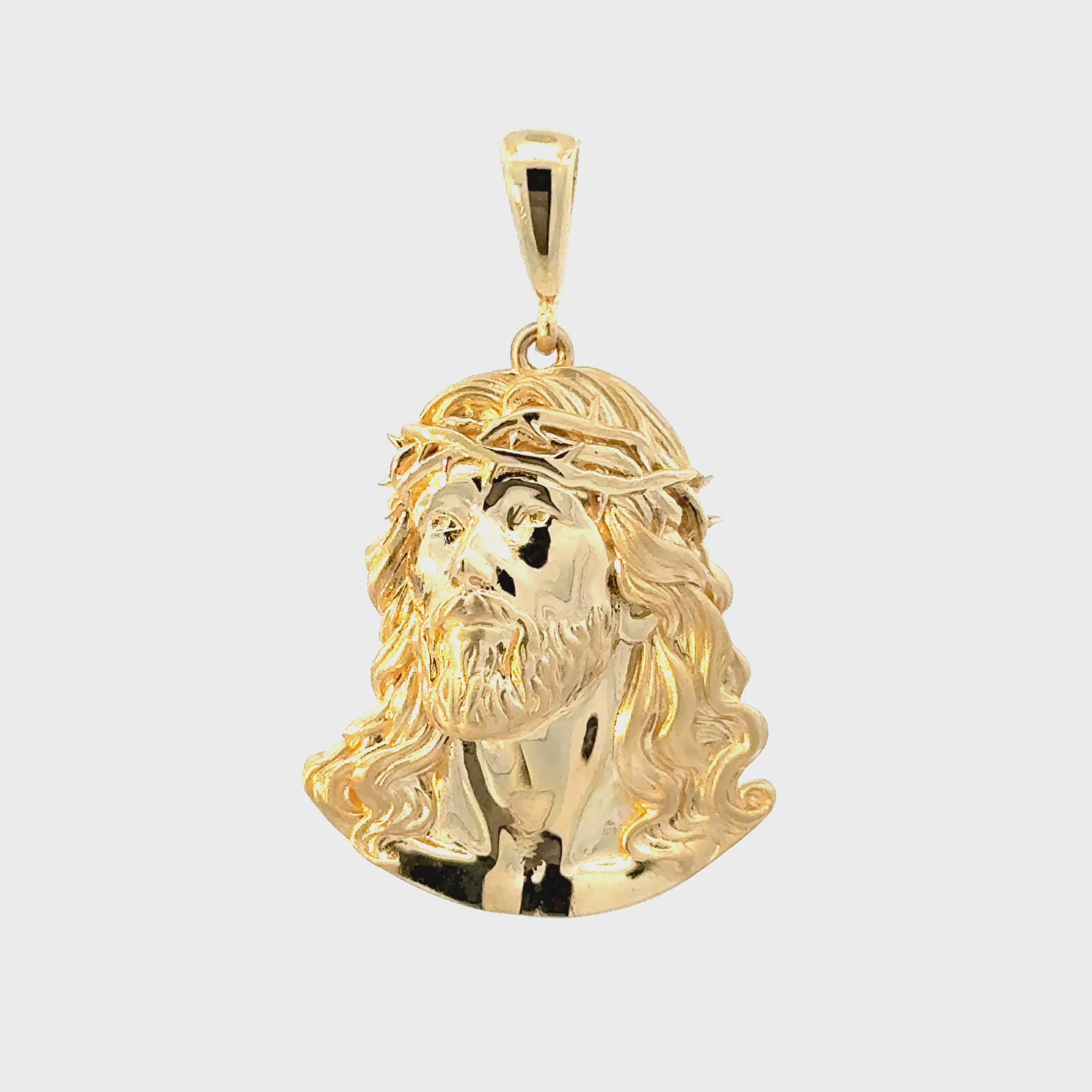 Jesus - Anhänger aus 14kt Gelbgold (585 Gold)