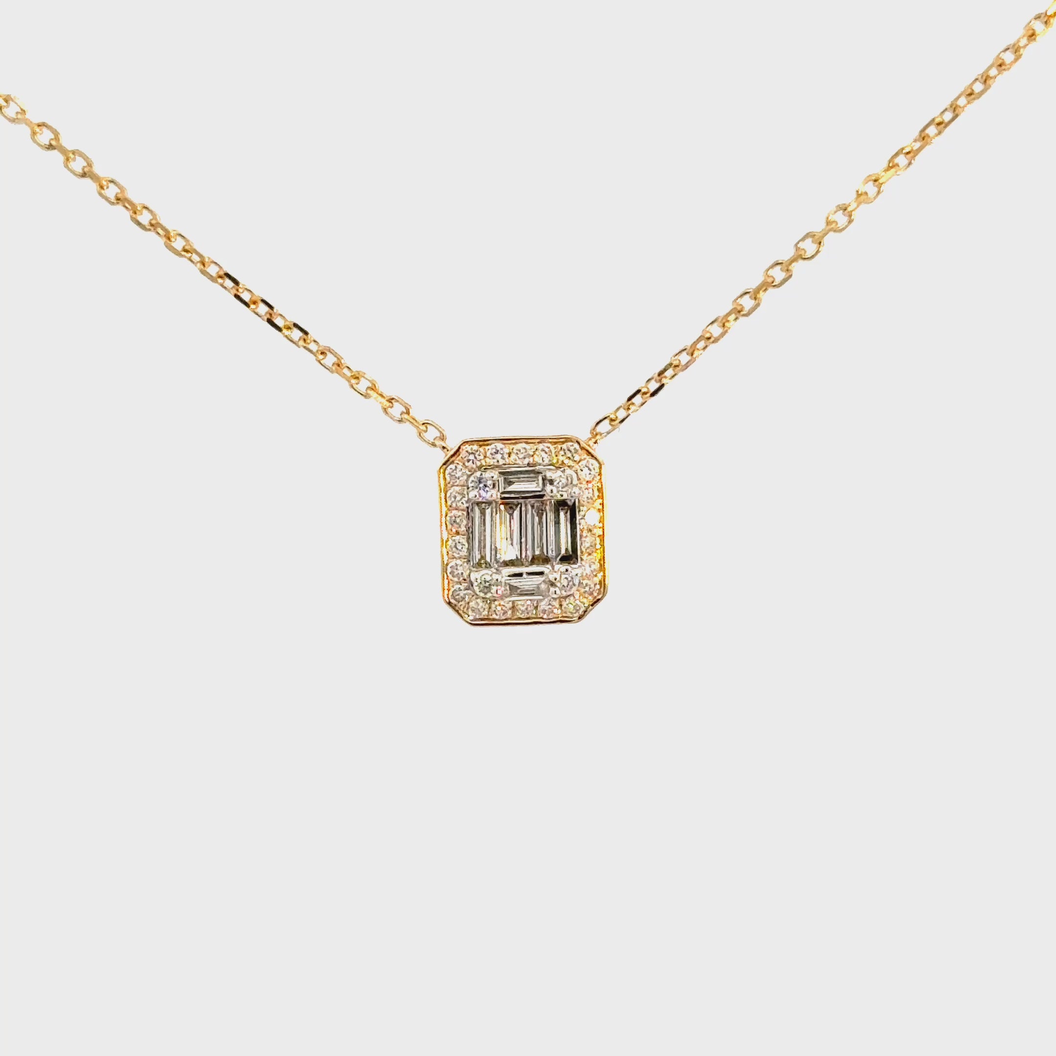 Diamant - Auroraanhänger 18kt (750 Gold)