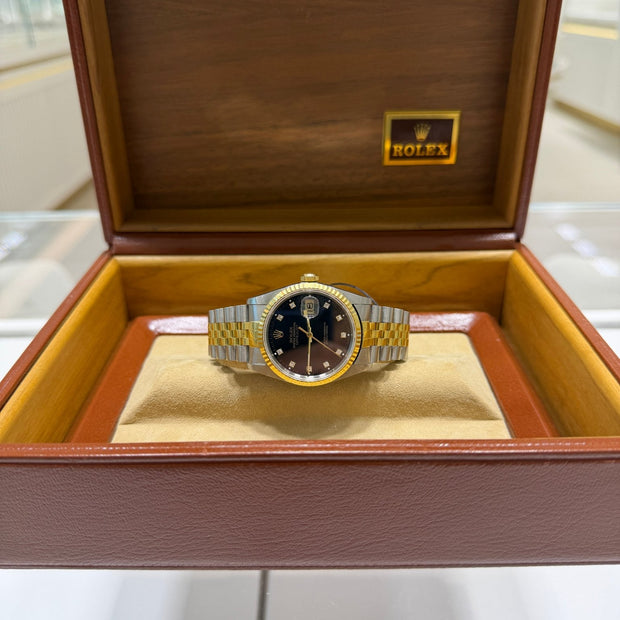 Rolex Datejust | 36 mm | 16233 - Juwelier BenjaminRolex Datejust | 36 mm | 16233