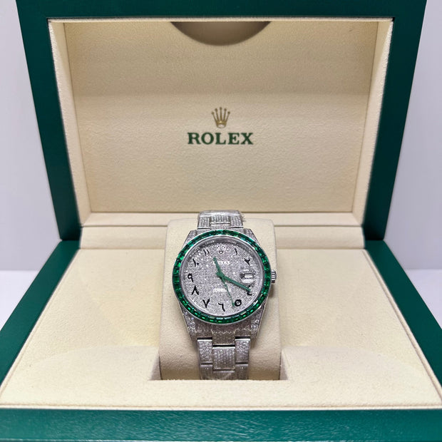 Rolex Datejust ICED OUT / Ref.: 126300 / BJ: 2024 - Juwelier BenjaminRolex Datejust ICED OUT / Ref.: 126300 / BJ: 2024