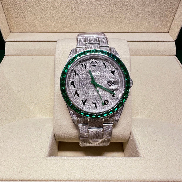 Rolex Datejust ICED OUT / Ref.: 126300 / BJ: 2024 - Juwelier BenjaminRolex Datejust ICED OUT / Ref.: 126300 / BJ: 2024