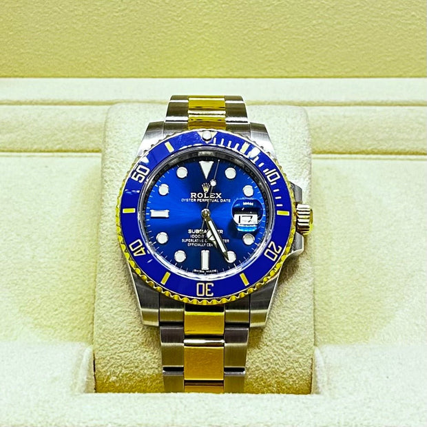 Rolex Submariner / Ref.: 116613LB / BJ: 2019 - Juwelier BenjaminRolex Submariner / Ref.: 116613LB / BJ: 2019