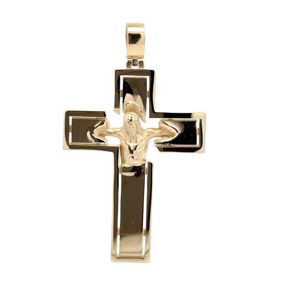 Sanctus Goldkreuz 14 kt (585 Gold) - Juwelier BenjaminSanctus Goldkreuz 14 kt (585 Gold)
