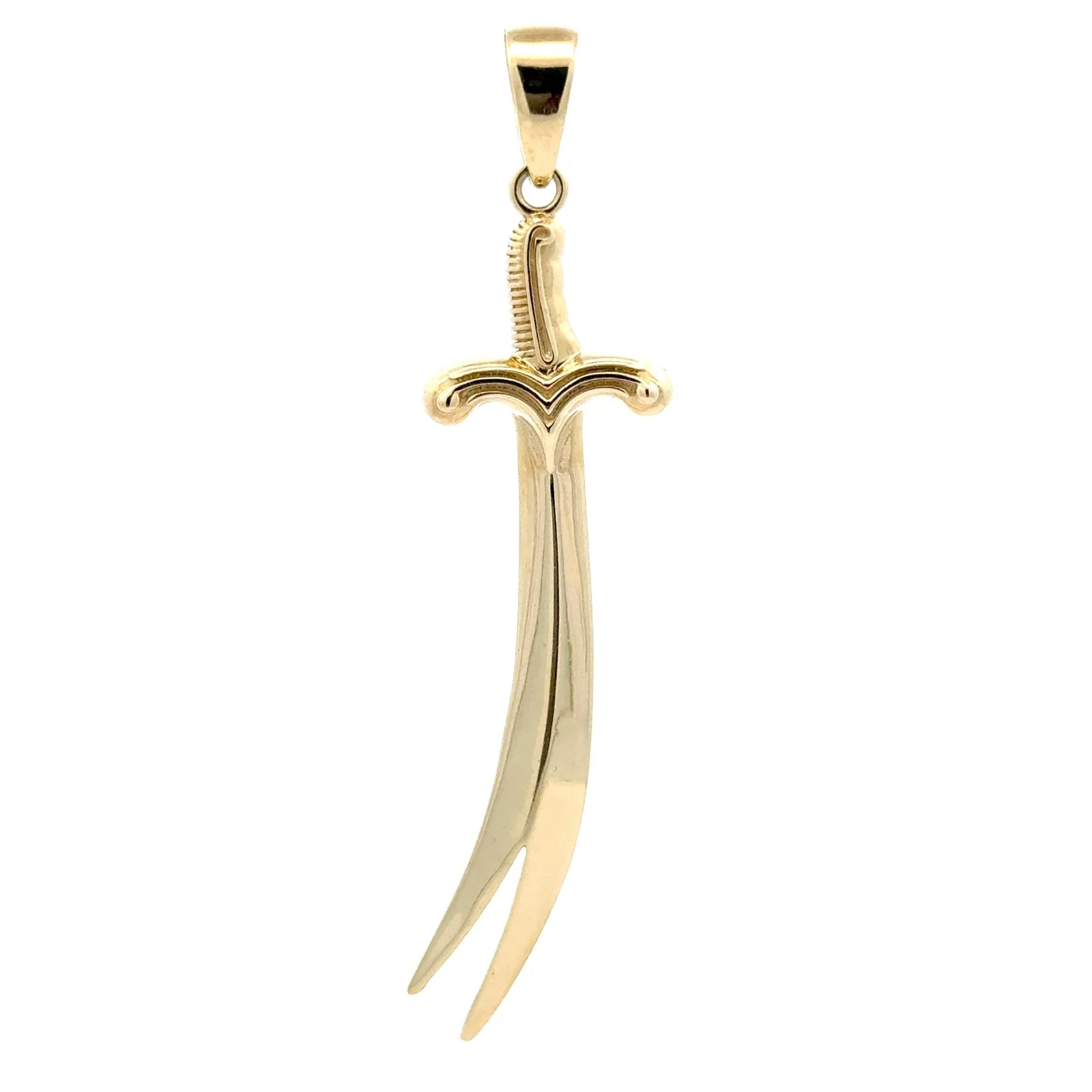 Schwert - Anhänger 14kt (585 Gold) - Juwelier BenjaminSchwert - Anhänger 14kt (585 Gold)