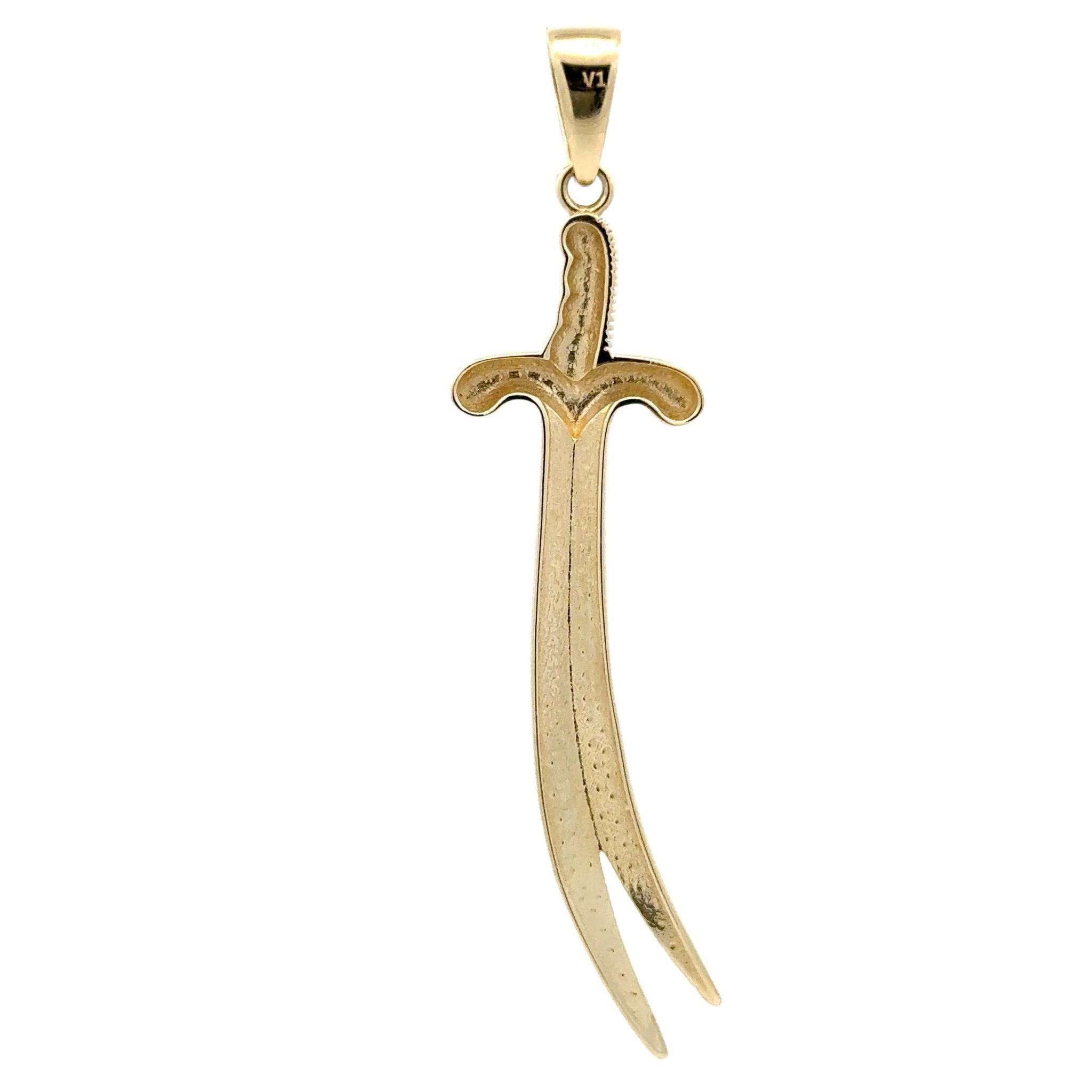 Schwert - Anhänger 14kt (585 Gold) - Juwelier BenjaminSchwert - Anhänger 14kt (585 Gold)