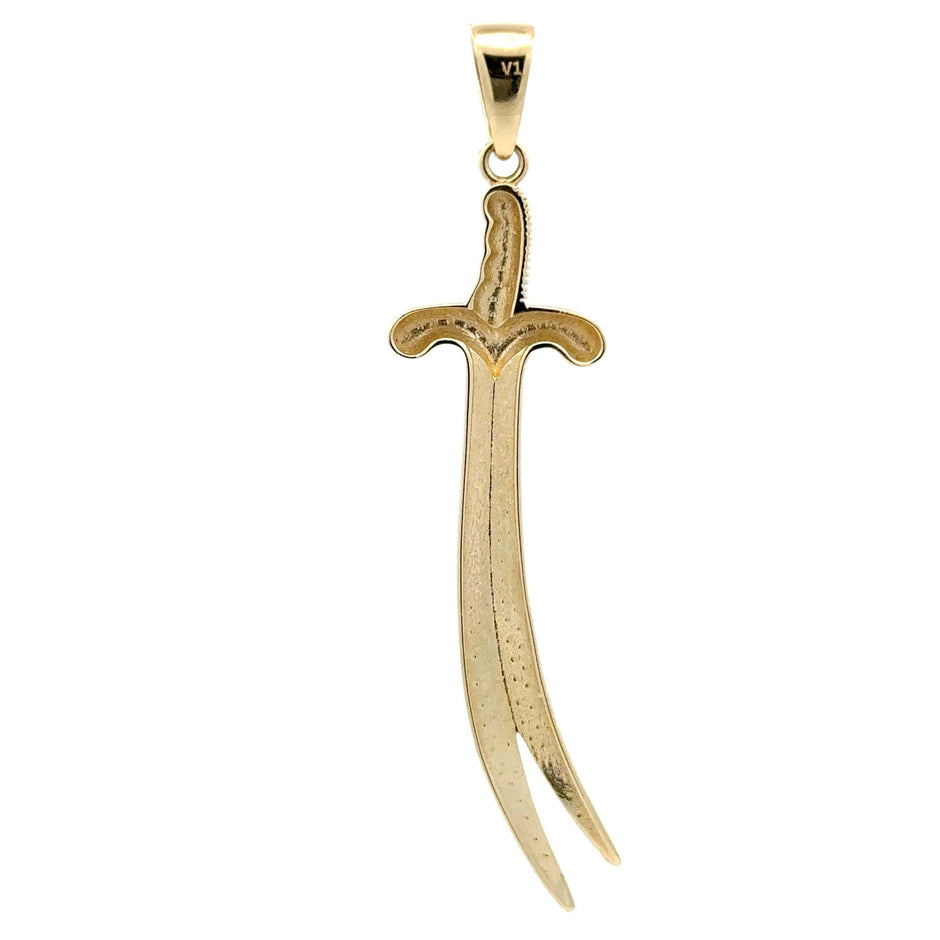 Schwert - Anhänger 14kt (585 Gold) - Juwelier BenjaminSchwert - Anhänger 14kt (585 Gold)