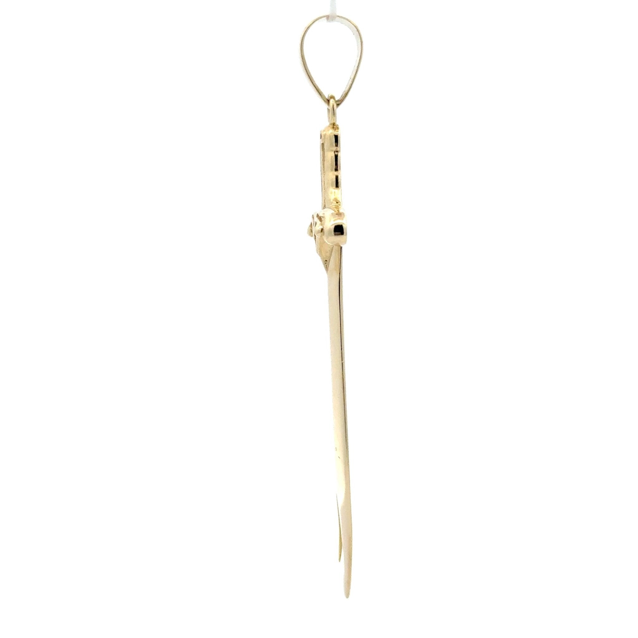 Schwert - Anhänger 14kt (585 Gold) - Juwelier BenjaminSchwert - Anhänger 14kt (585 Gold)