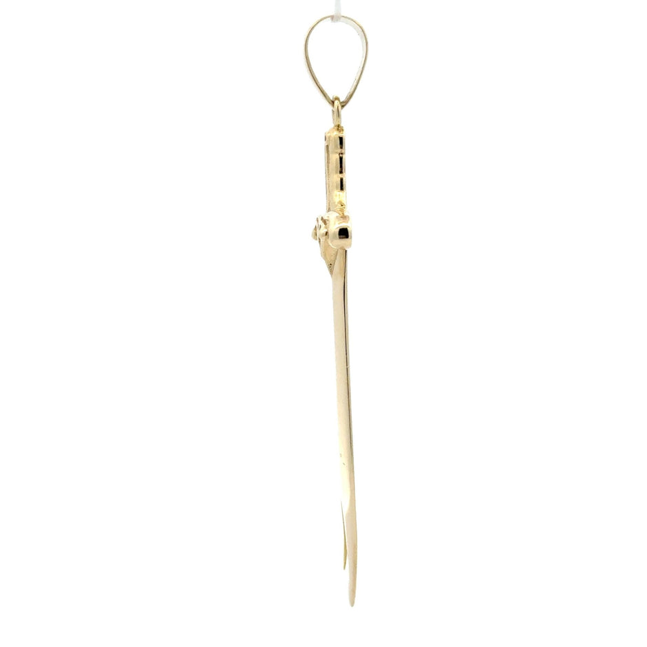 Schwert - Anhänger 14kt (585 Gold) - Juwelier BenjaminSchwert - Anhänger 14kt (585 Gold)