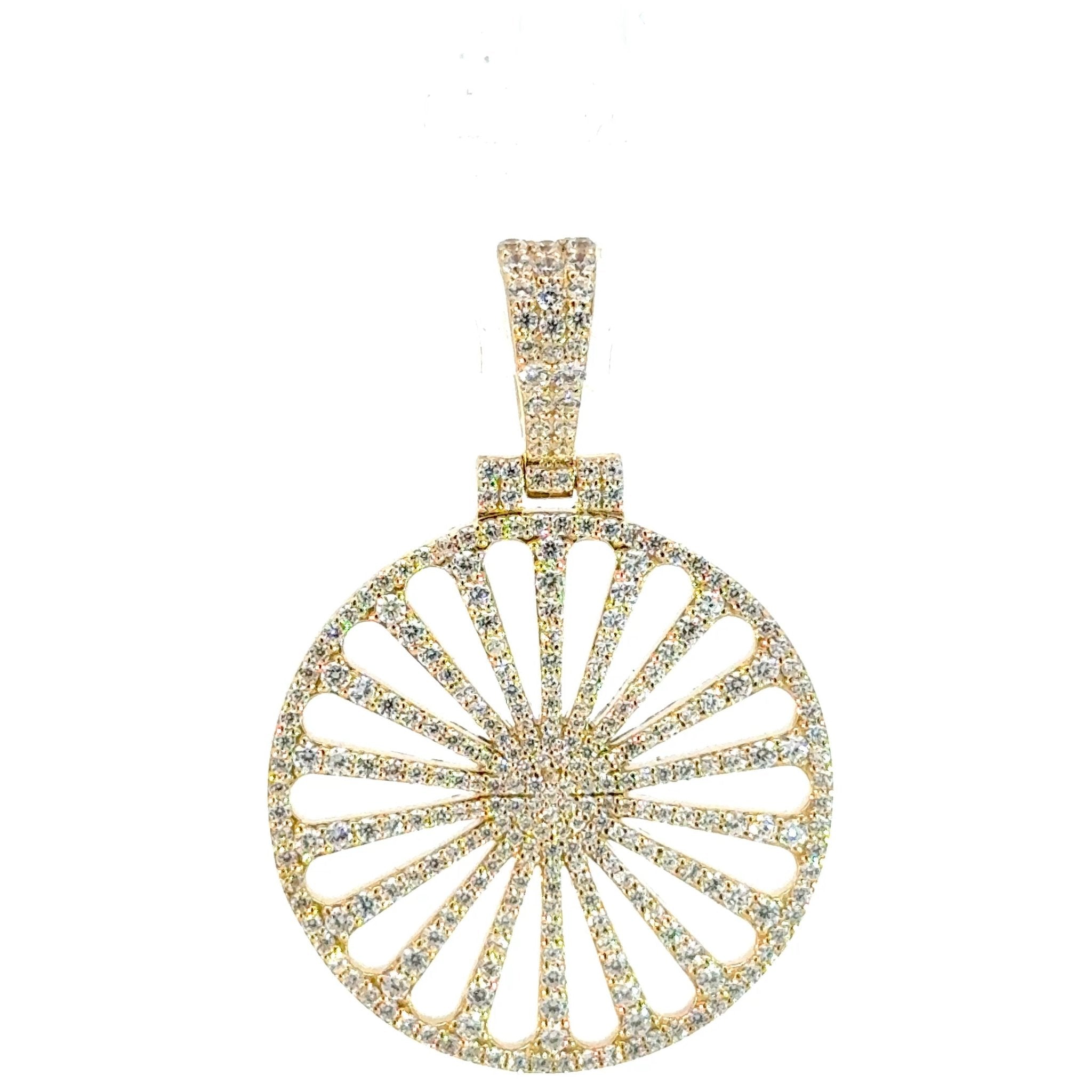 Sinti Rad in Gelbgold Anhänger 14kt (585 Gold) - Juwelier BenjaminSinti Rad in Gelbgold Anhänger 14kt (585 Gold)