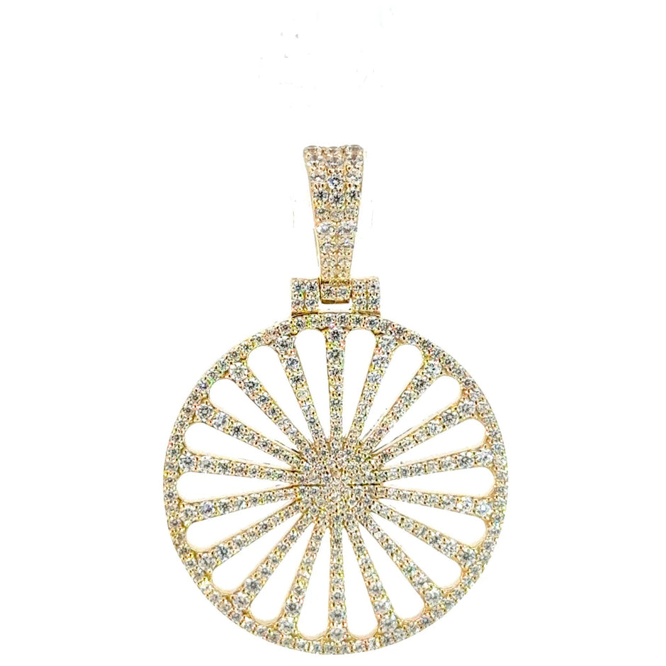 Sinti Rad in Gelbgold Anhänger 14kt (585 Gold) - Juwelier BenjaminSinti Rad in Gelbgold Anhänger 14kt (585 Gold)