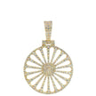 Sinti Rad in Gelbgold Anhänger 14kt (585 Gold) - Juwelier BenjaminSinti Rad in Gelbgold Anhänger 14kt (585 Gold)