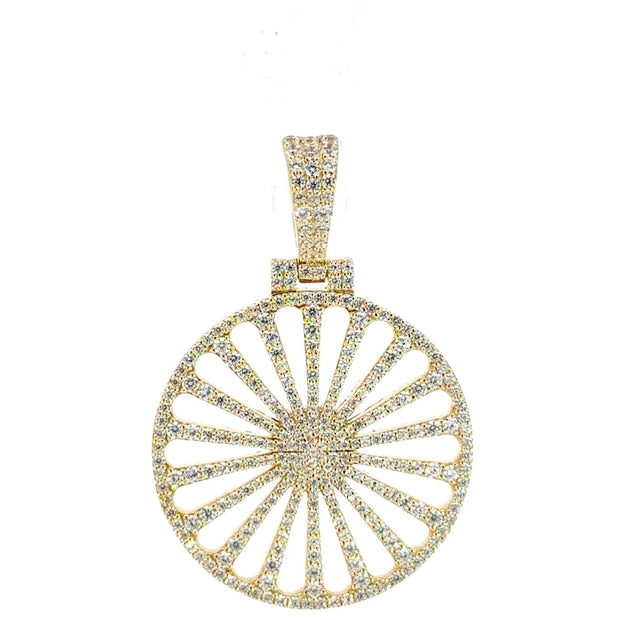 Sinti Rad in Gelbgold Anhänger 14kt (585 Gold) - Juwelier BenjaminSinti Rad in Gelbgold Anhänger 14kt (585 Gold)