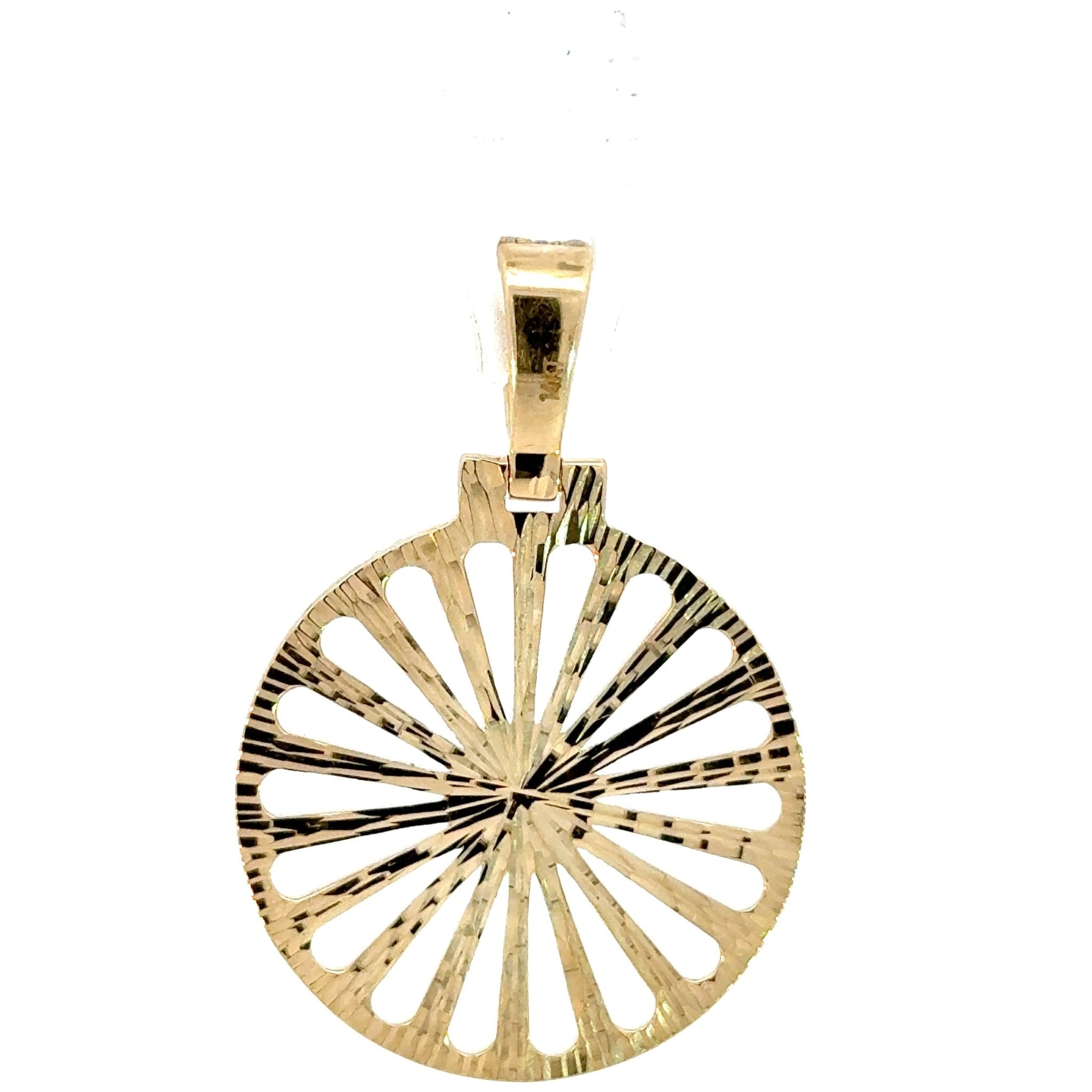 Sinti Rad in Gelbgold Anhänger 14kt (585 Gold) - Juwelier BenjaminSinti Rad in Gelbgold Anhänger 14kt (585 Gold)