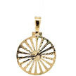 Sinti Rad in Gelbgold Anhänger 14kt (585 Gold) - Juwelier BenjaminSinti Rad in Gelbgold Anhänger 14kt (585 Gold)
