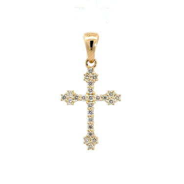 Sydney Diamantkreuz Gelbgold 18kt (750 Gold) - Juwelier BenjaminSydney Diamantkreuz Gelbgold 18kt (750 Gold)