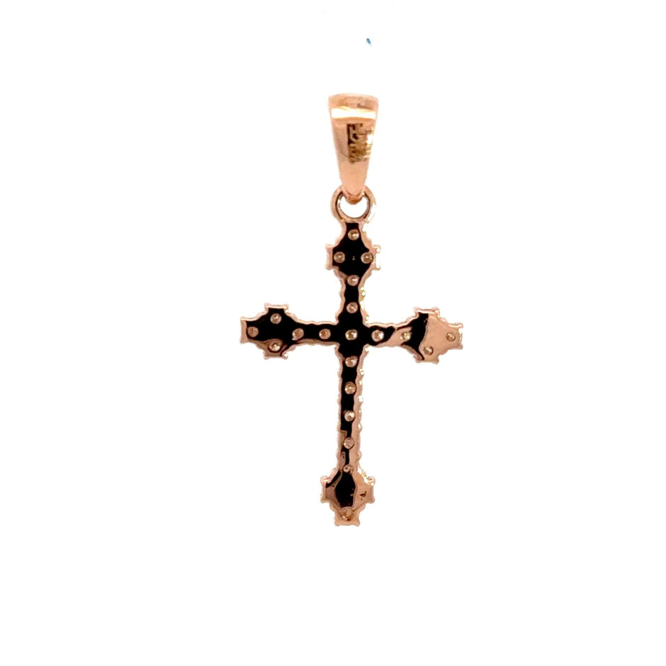 Sydney Diamantkreuz Rose 18kt (750 Gold) - Juwelier BenjaminSydney Diamantkreuz Rose 18kt (750 Gold)