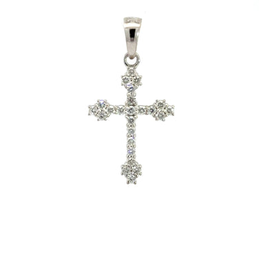 Sydney Diamantkreuz Weißgold 18kt (750 Gold) - Juwelier BenjaminSydney Diamantkreuz Weißgold 18kt (750 Gold)