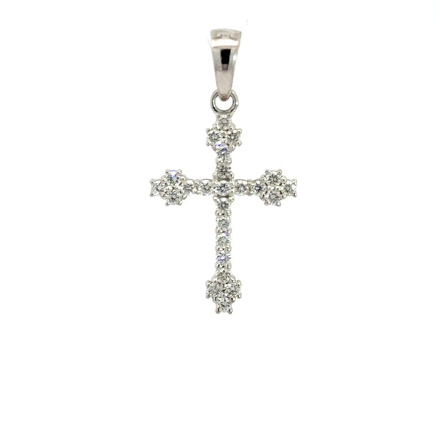 Sydney Diamantkreuz Weißgold 18kt (750 Gold) - Juwelier BenjaminSydney Diamantkreuz Weißgold 18kt (750 Gold)