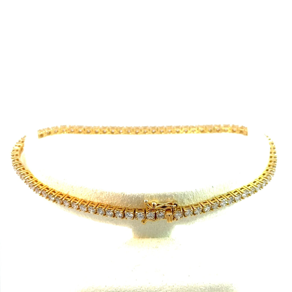 Tennis Armband - 2.7 mm - 18 kt (750 Gelbgold) - Juwelier BenjaminTennis Armband - 2.7 mm - 18 kt (750 Gelbgold)