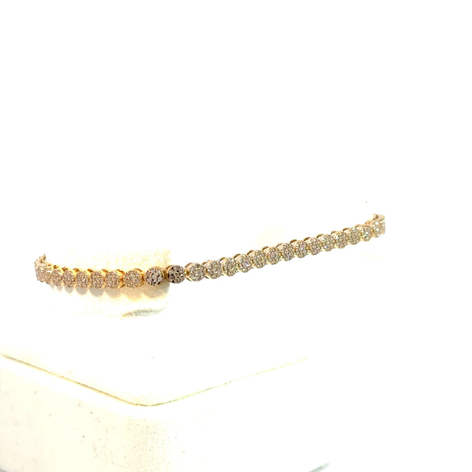 Tennis Armband - 3 mm - 14 kt (585 Gelbgold) - rund - Juwelier BenjaminTennis Armband - 3 mm - 14 kt (585 Gelbgold) - rund