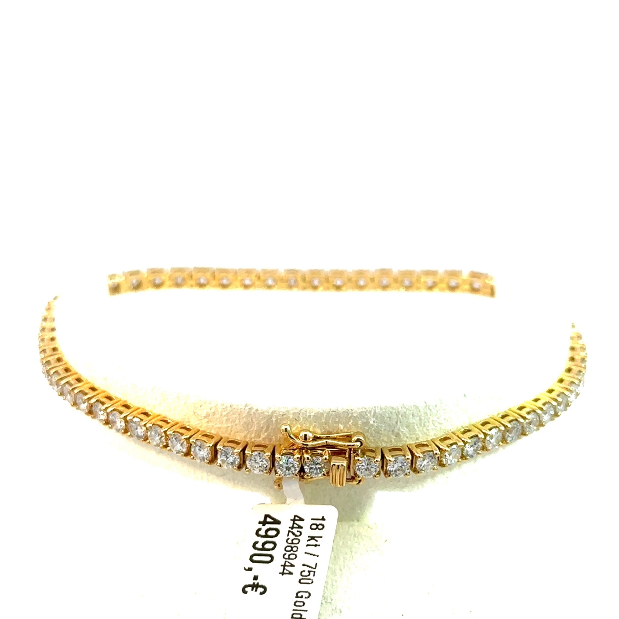 Tennis Armband - 3 mm - 18 kt (750 Gelbgold) - Juwelier BenjaminTennis Armband - 3 mm - 18 kt (750 Gelbgold)
