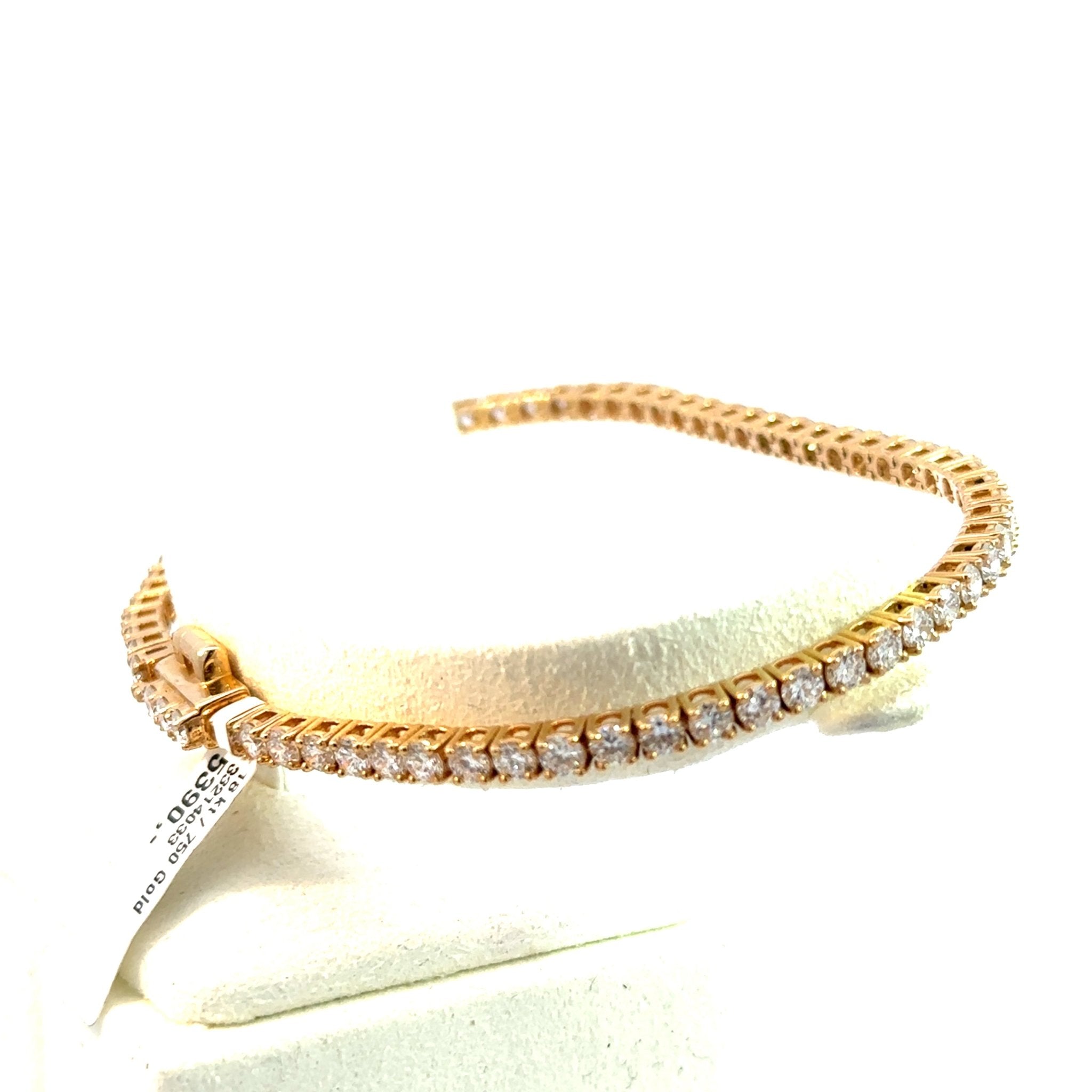 Tennis Armband - 3.2 mm - 18 kt (750 Gelbgold) - Juwelier BenjaminTennis Armband - 3.2 mm - 18 kt (750 Gelbgold)