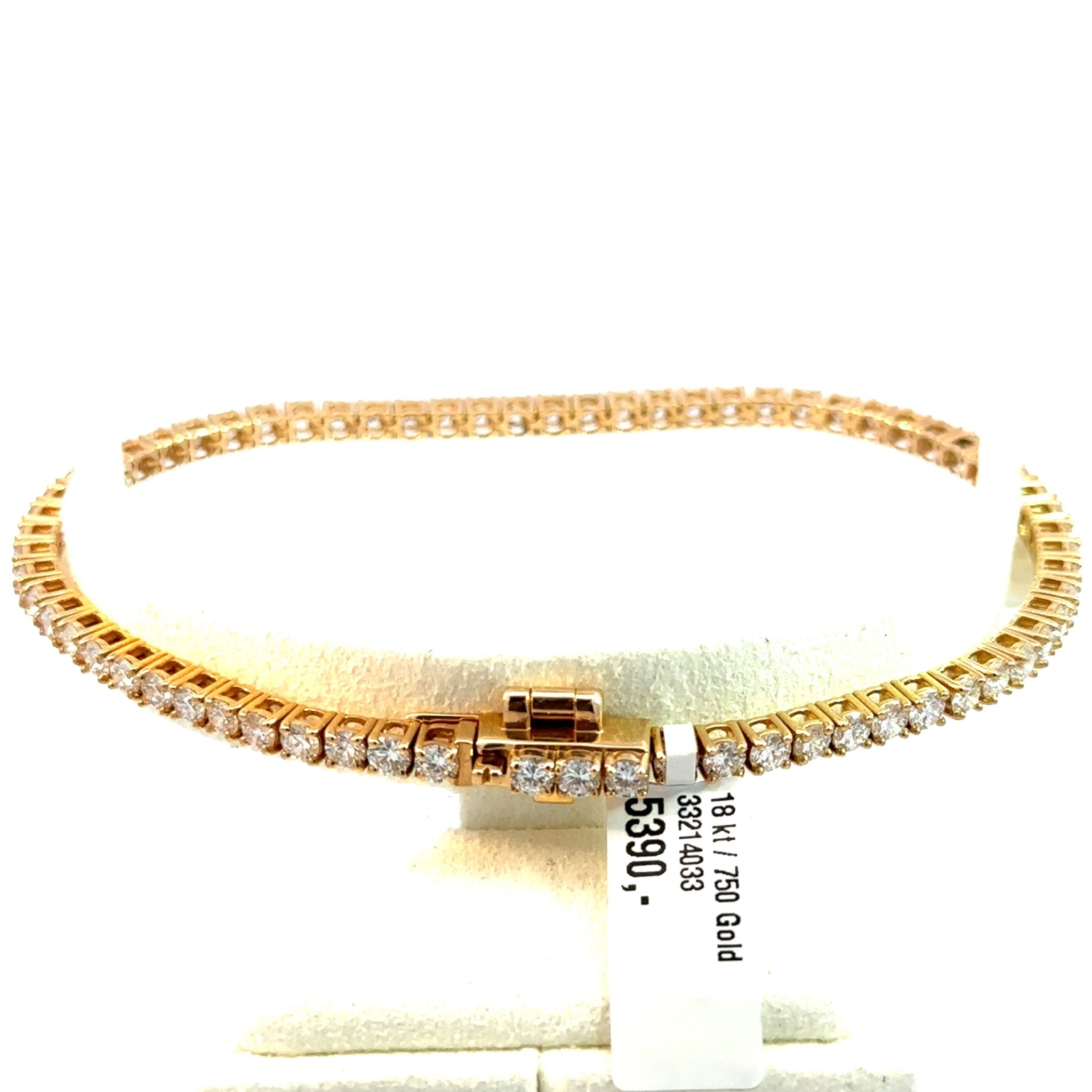 Tennis Armband - 3.2 mm - 18 kt (750 Gelbgold) - Juwelier BenjaminTennis Armband - 3.2 mm - 18 kt (750 Gelbgold)