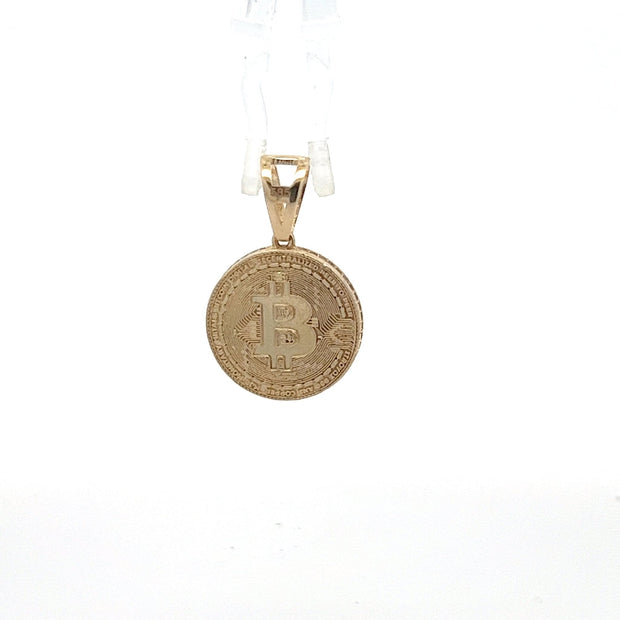 Bitcoin Anhänger Gold Schmuckstücke