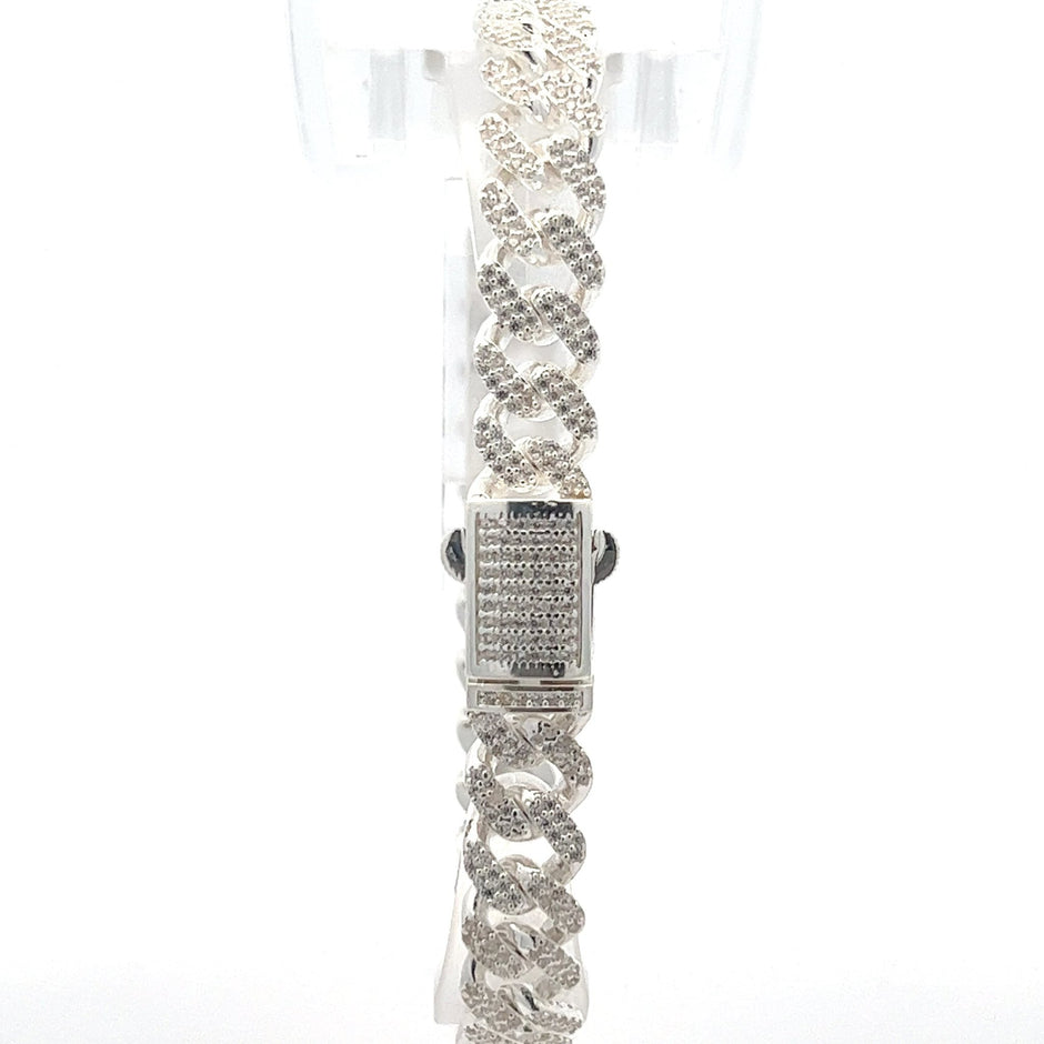 cuban armband silber