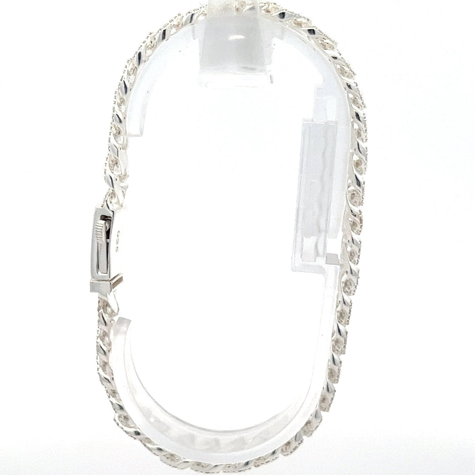 cuban link silber armband