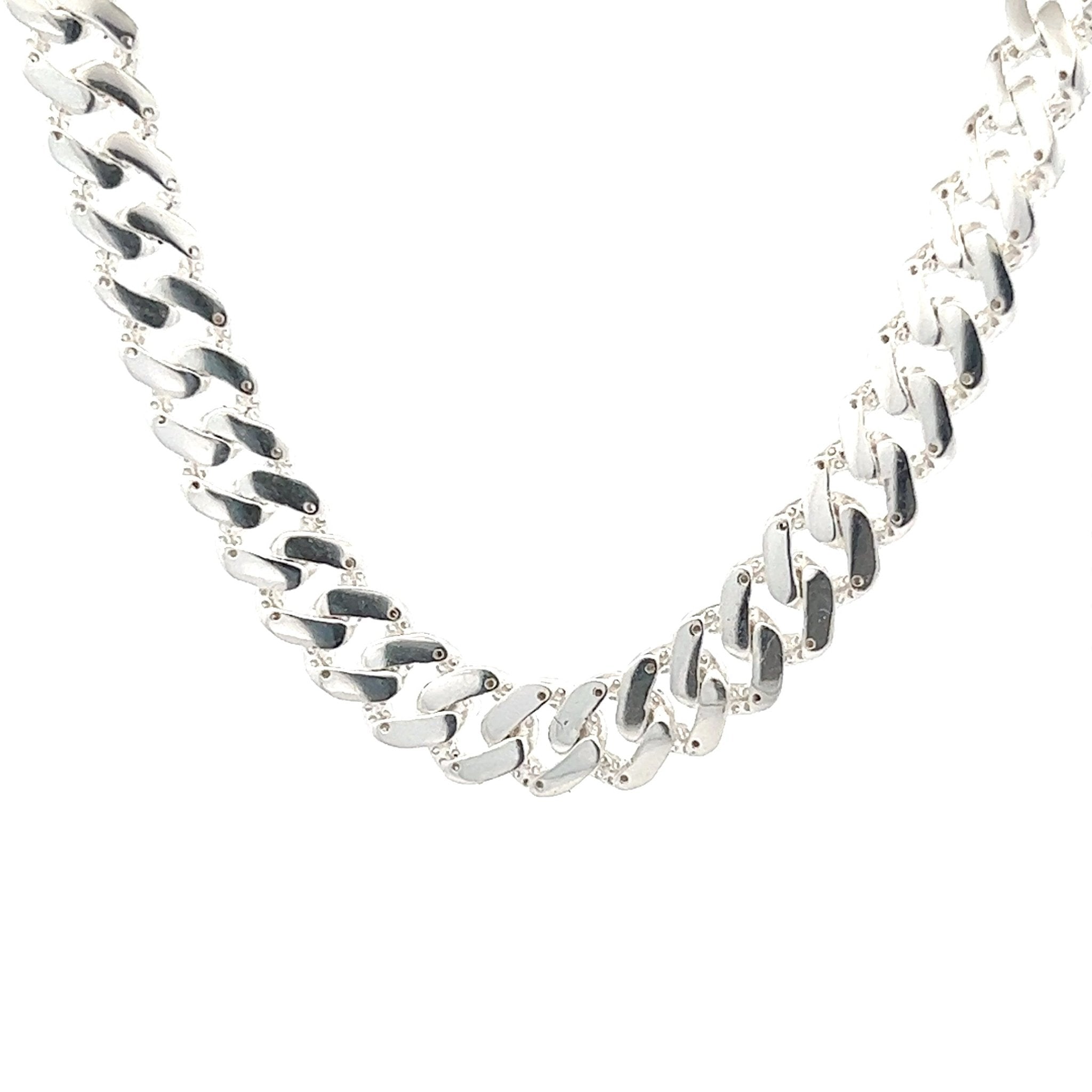 cuban link chain silber