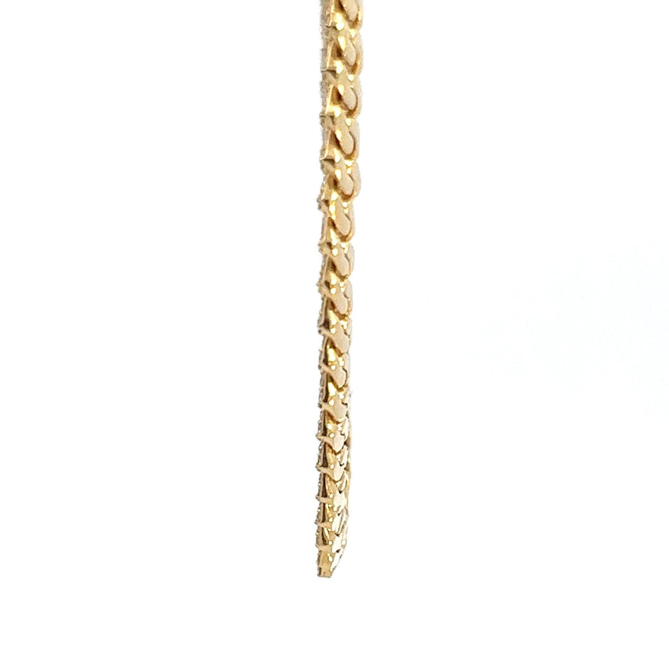 Cuban Link Kette 14 kt (585 Gold) 13.62 ct Diamanten - Juwelier BenjaminCuban Link Kette 14 kt (585 Gold) 13.62 ct Diamanten